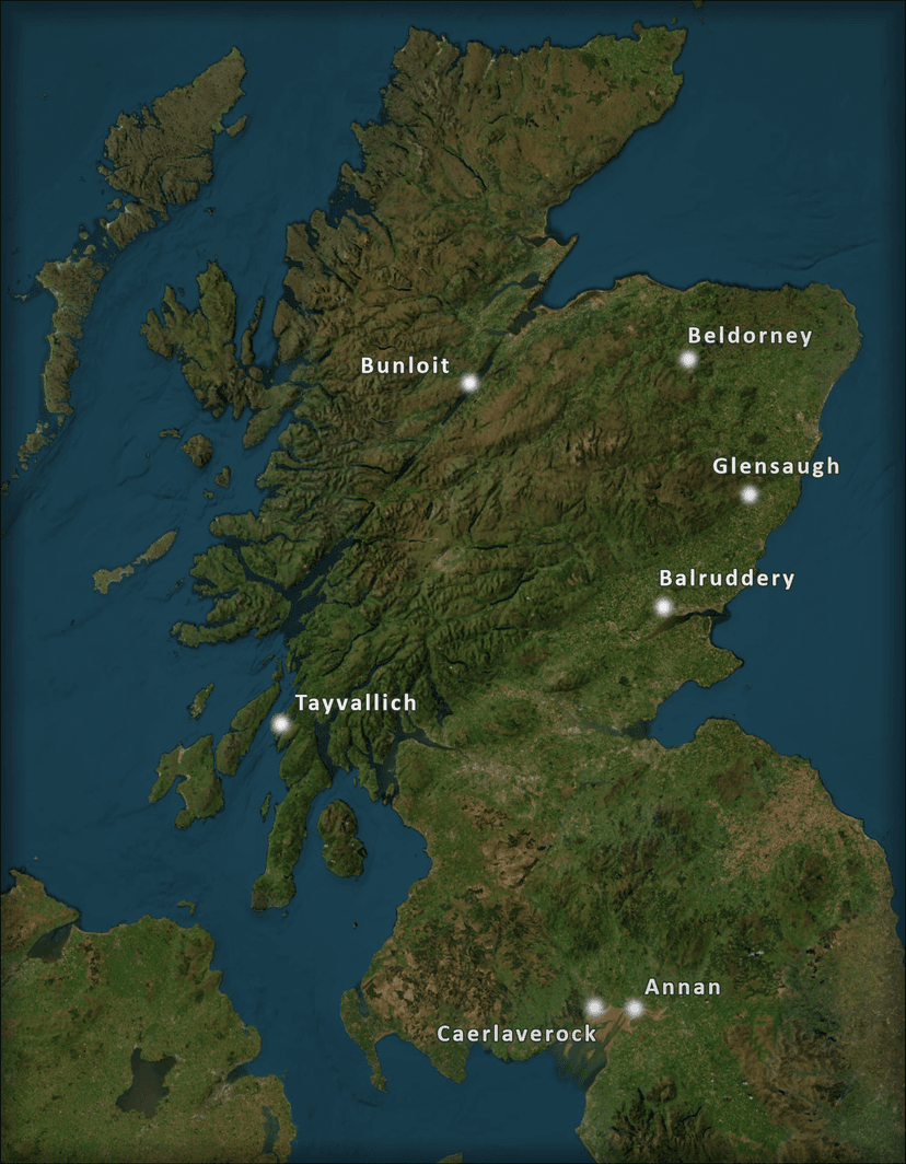 Map of validation sites